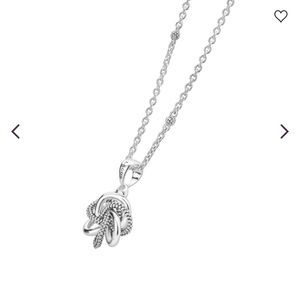 Lagos small love knot pendant necklace
